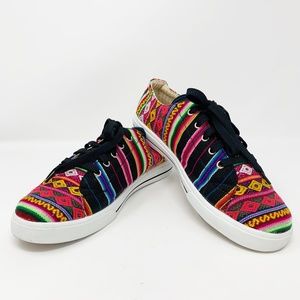 COPY - Inkkas Black Spectrum Colorful Low Top Sneaker